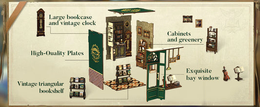 Cutefetti The Owl Bookstore DIY Kit