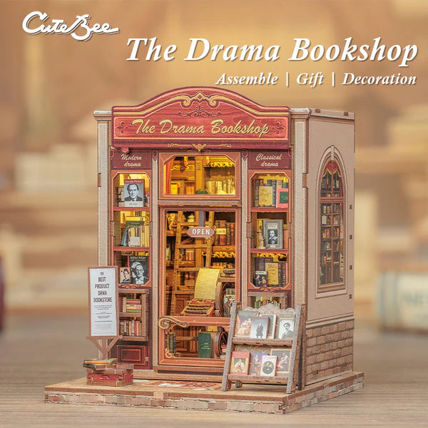 Cutefetti The Drama Bookshop DIY Kit
