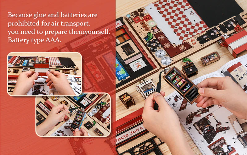 Cutefetti Uncle Joe's Pizzeria DIY Kit