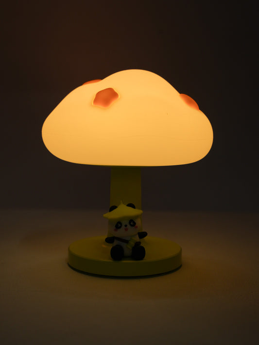 Panda Under a Mushroom Lamp