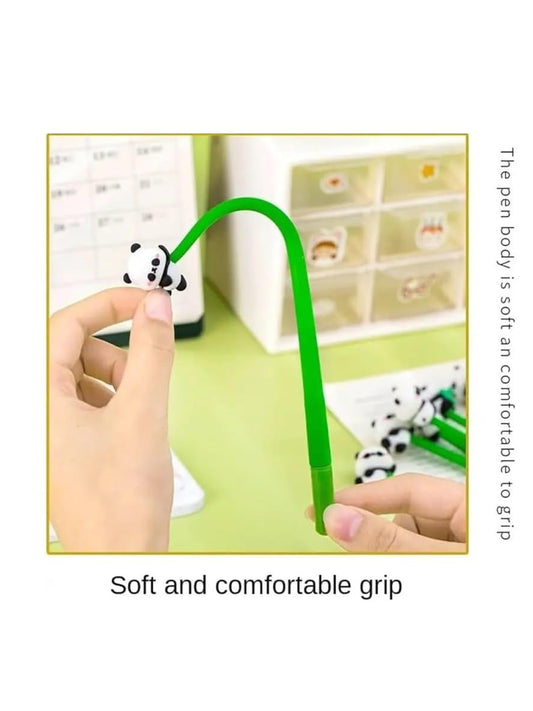 Long Panda Silicon Gel Pen