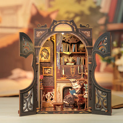 Cutefetti Count Cat's Study DIY Kit