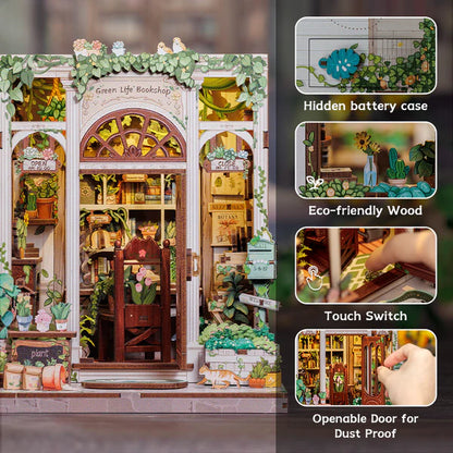 Cutefetti Green Life Bookshop DIY Kit