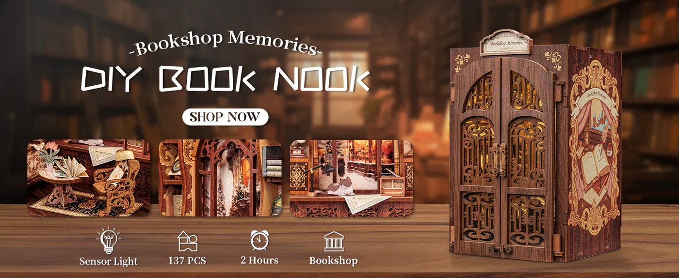 Cutefetti Bookshop Memories DIY Kit