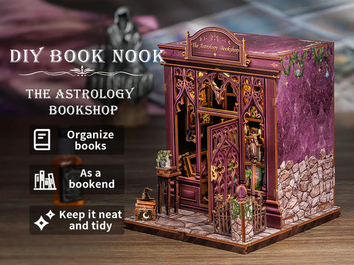 Cutefetti The Astrology Bookshop Book Nook Kit