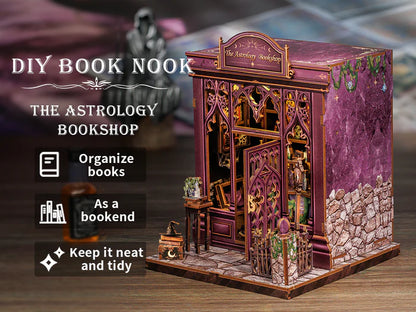 Cutefetti The Astrology Bookshop Book Nook Kit