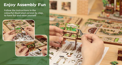 Cutefetti Green Life Bookshop DIY Kit