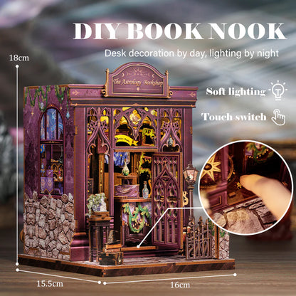 Cutefetti The Astrology Bookshop Book Nook Kit
