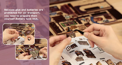 Cutefetti The Astrology Bookshop Book Nook Kit