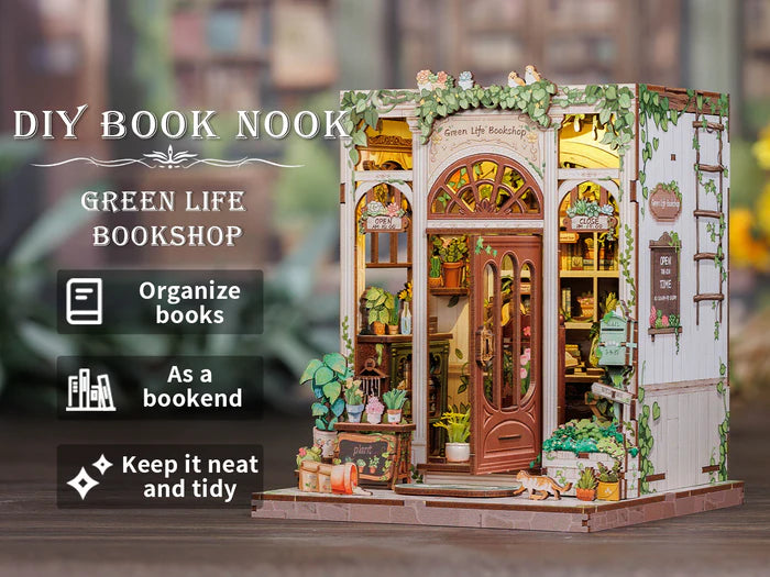 Cutefetti Green Life Bookshop DIY Kit