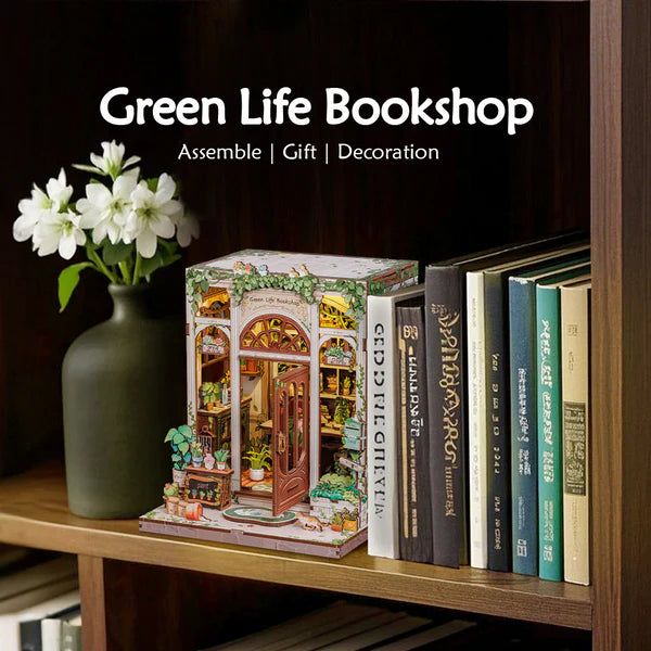 Cutefetti Green Life Bookshop DIY Kit