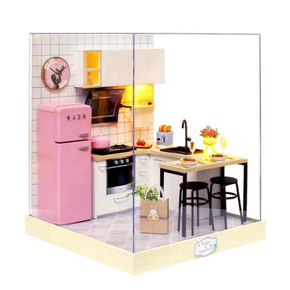 Cutefetti DIY Dollhouse - Corner of Happiness Series Miniature Kit - Taste Of Life