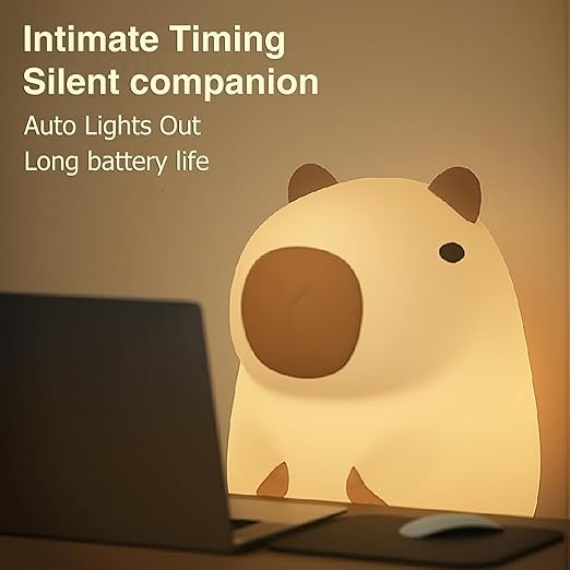 Capybara Silicone Lamp (Color Changing)
