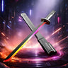 LED Sword with Mist Spray Mode