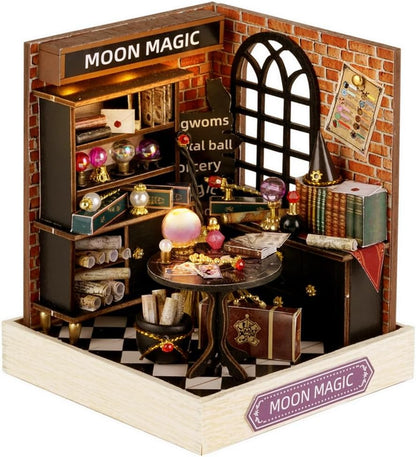 Cutefetti DIY Dollhouse - Corner of Happiness Series Miniature Kit - Moon Magic