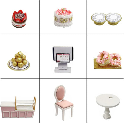 Cutefetti Diy Dollhouse - Corner of Happiness Series Miniature Kit - Sweet Talk