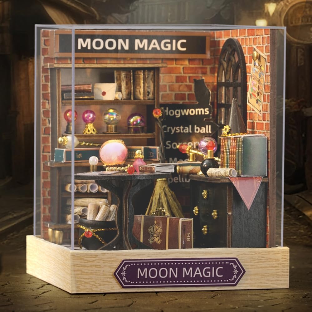 Cutefetti DIY Dollhouse - Corner of Happiness Series Miniature Kit - Moon Magic
