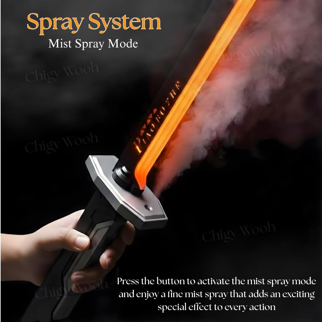 LED Sword with Mist Spray Mode