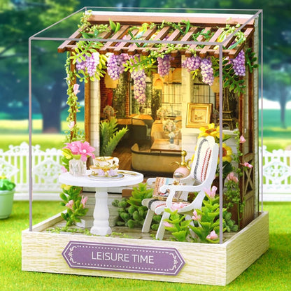 Cutefetti DIY Dollhouse - Corner of Happiness Series Miniature Kit - Leisure Time
