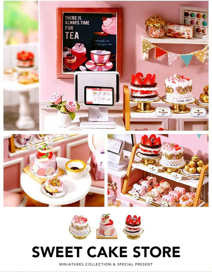 Cutefetti Diy Dollhouse - Corner of Happiness Series Miniature Kit - Sweet Talk