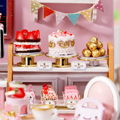Cutefetti Diy Dollhouse - Corner of Happiness Series Miniature Kit - Sweet Talk