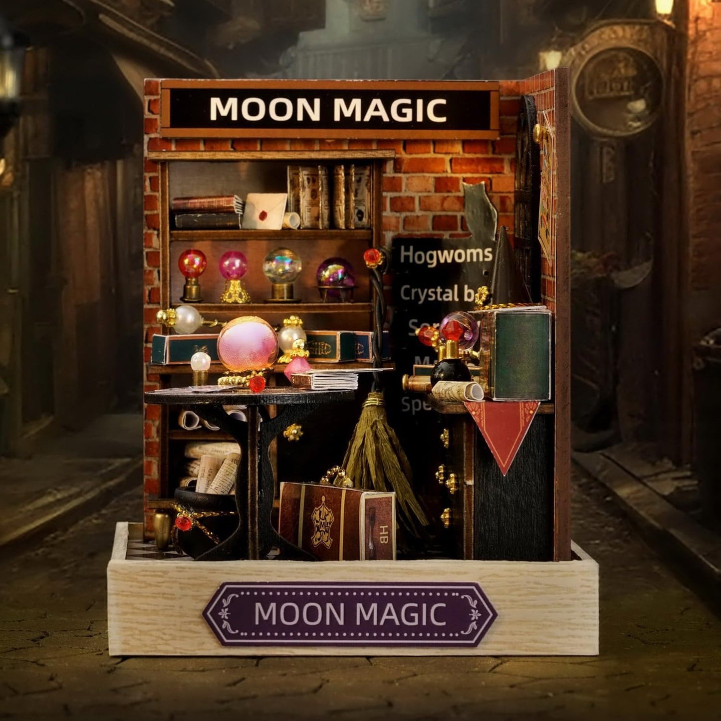 Cutefetti DIY Dollhouse - Corner of Happiness Series Miniature Kit - Moon Magic