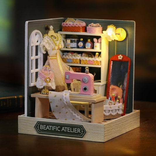 Cutefetti DIY Dollhouse - Corner of Happiness Series Miniature Kit - Beatific Atelier