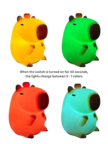 Capybara Silicone Lamp (Color Changing)