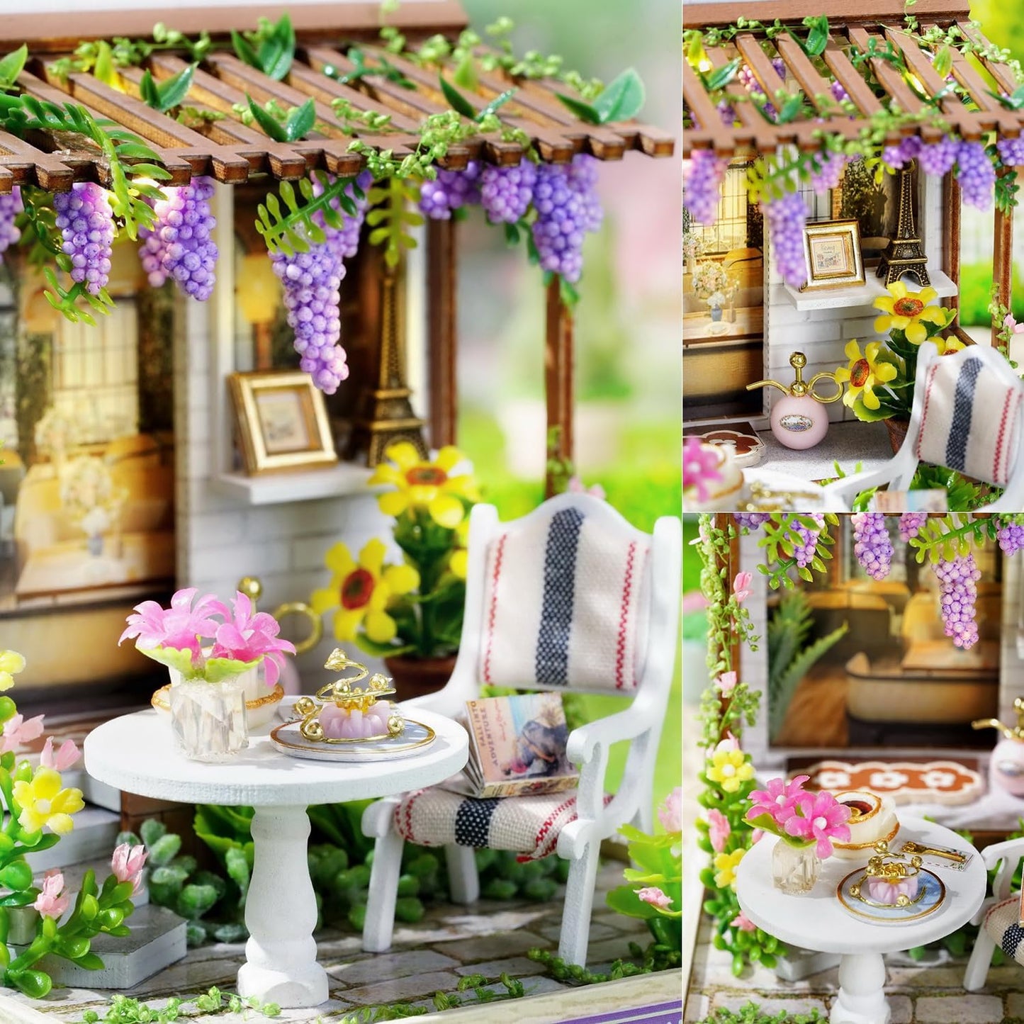 Cutefetti DIY Dollhouse - Corner of Happiness Series Miniature Kit - Leisure Time