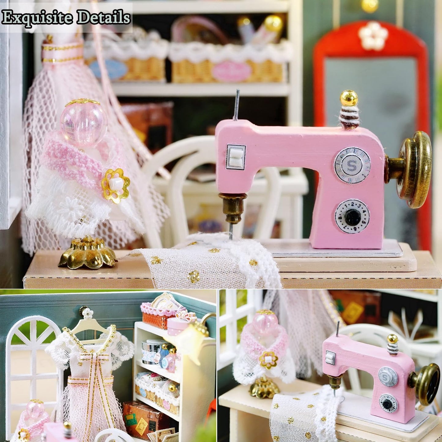 Cutefetti DIY Dollhouse - Corner of Happiness Series Miniature Kit - Beatific Atelier