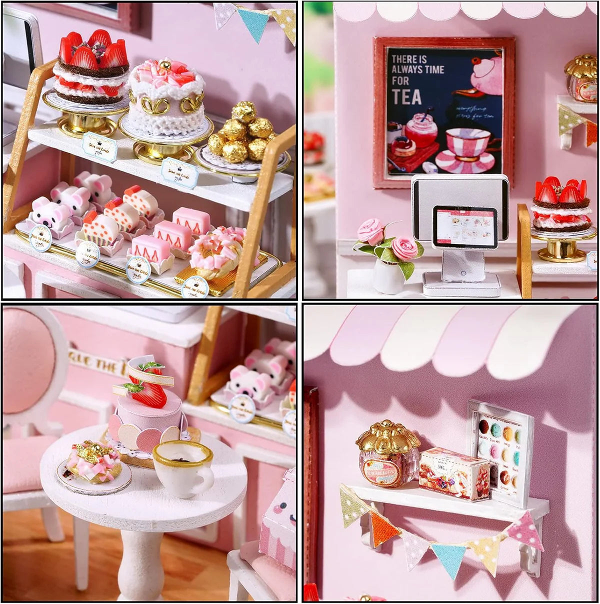 Cutefetti Diy Dollhouse - Corner of Happiness Series Miniature Kit - Sweet Talk