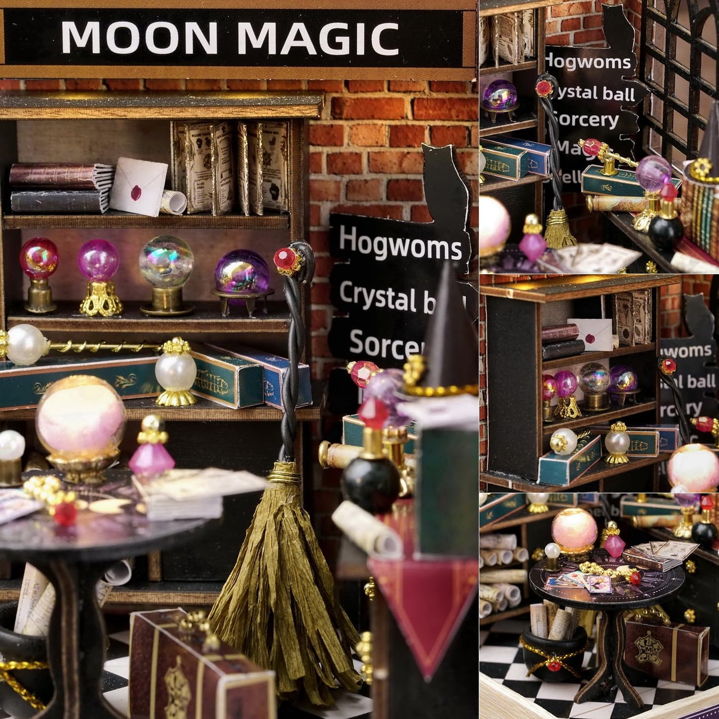 Cutefetti DIY Dollhouse - Corner of Happiness Series Miniature Kit - Moon Magic