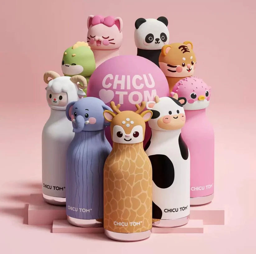 Chicu Tom - 3D Animal Steel Bottle