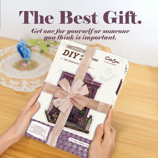 Cutefetti The Astrology Bookshop Book Nook Kit