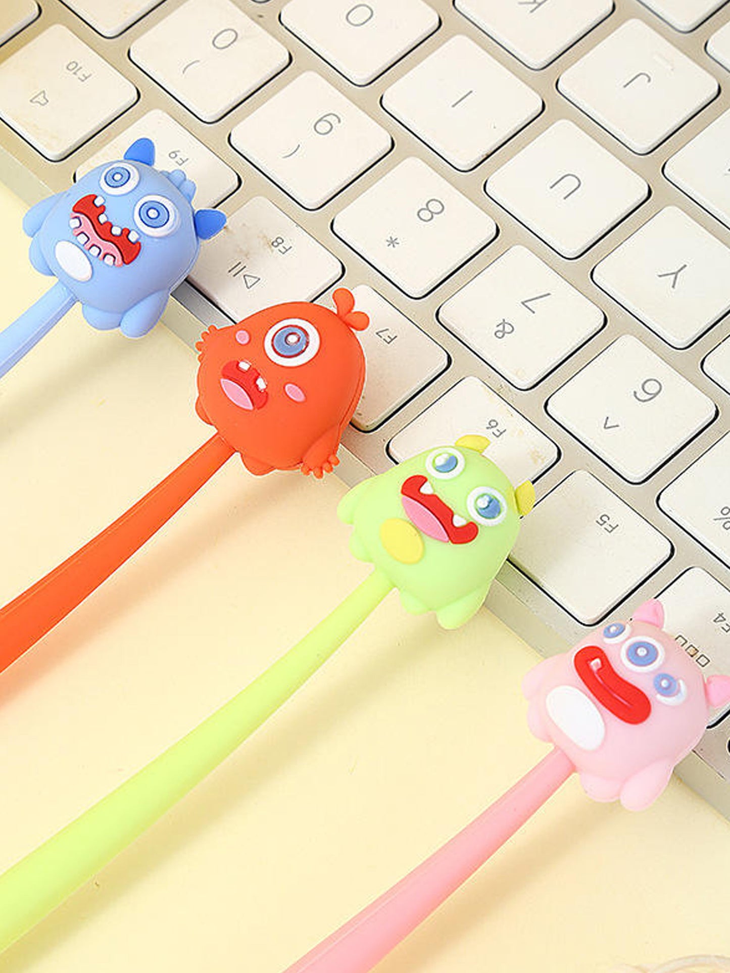 Long Cute Monster Silicon Gel Pen