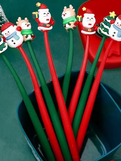 Long Christmas Silicon Gel Pen