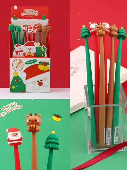 Long Christmas Silicon Gel Pen