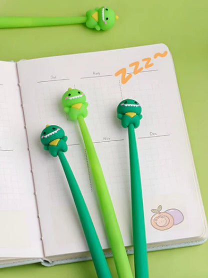 Long Dinosaur Silicon Gel Pen