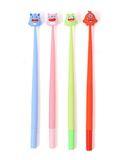 Long Cute Monster Silicon Gel Pen