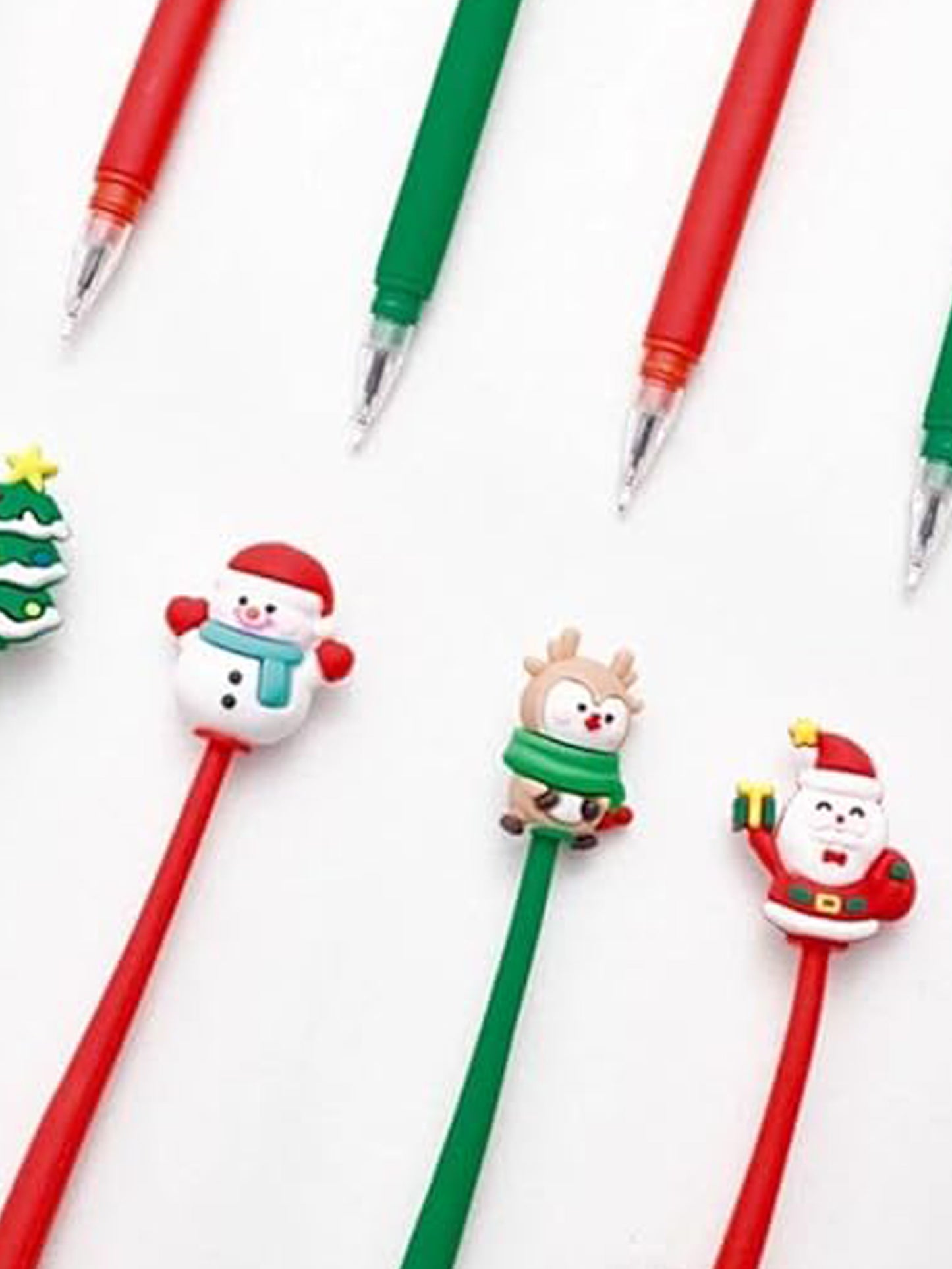 Long Christmas Silicon Gel Pen