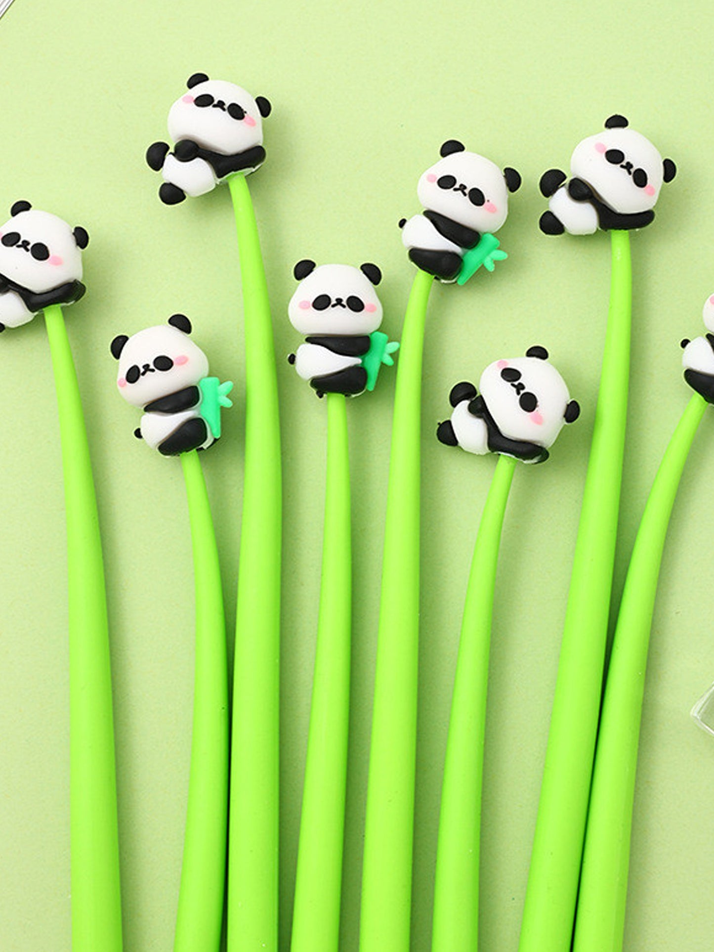 Long Panda Silicon Gel Pen