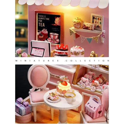 Cutefetti Diy Dollhouse - Corner of Happiness Series Miniature Kit - Sweet Talk