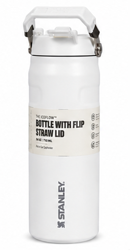 Stanley Iceflow Sipper – Premium Insulated Flask with Flip Straw Lid; 24oz/710ml
