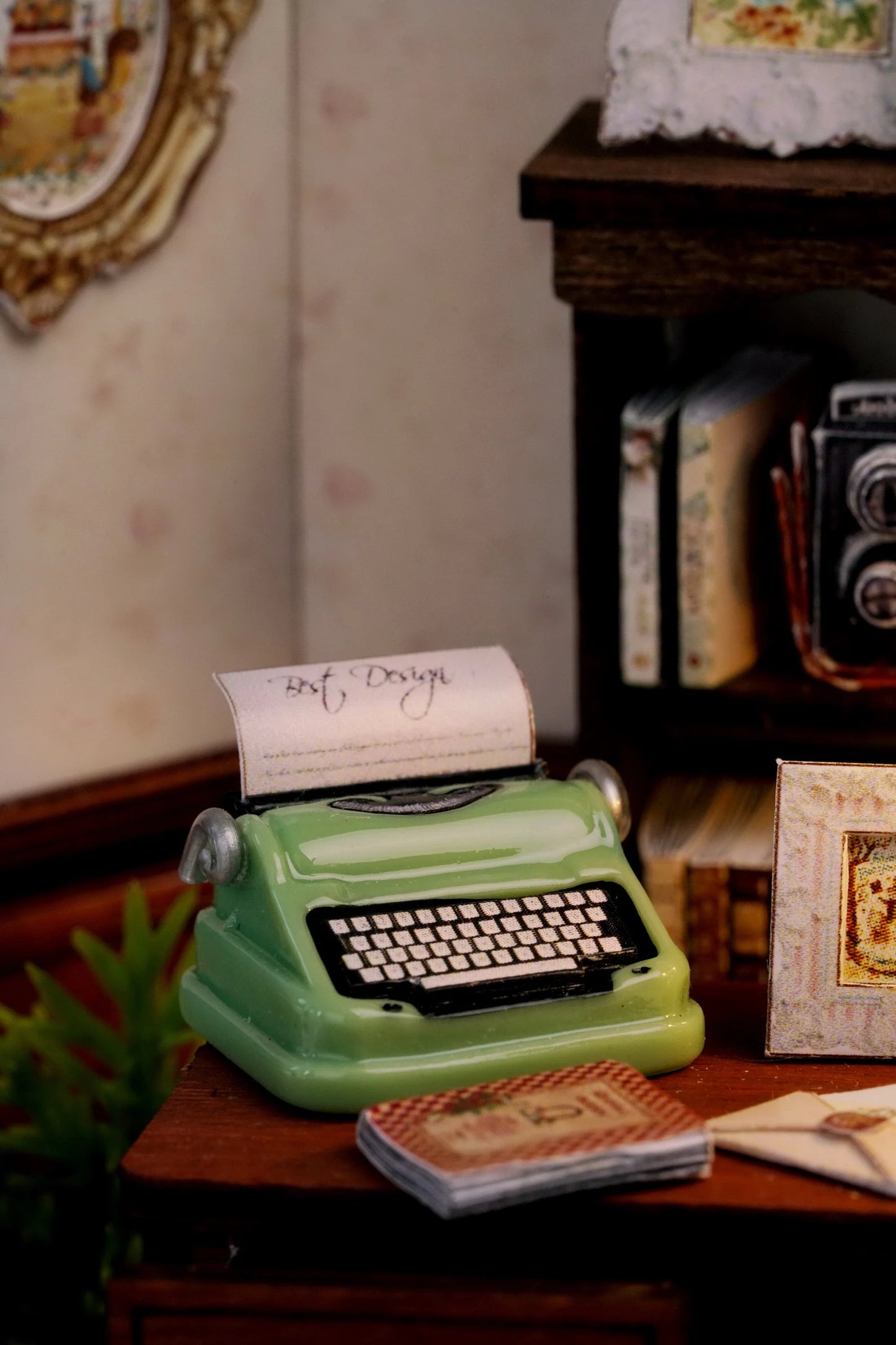 Cutefetti DIY Dollhouse - Corner of Happiness Series Miniature Kit - Elegant Studio