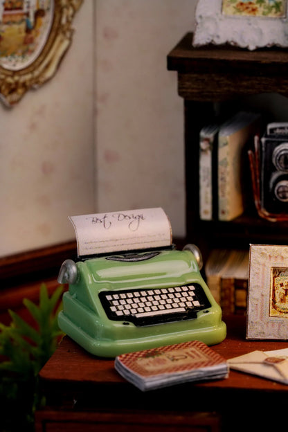 Cutefetti DIY Dollhouse - Corner of Happiness Series Miniature Kit - Elegant Studio