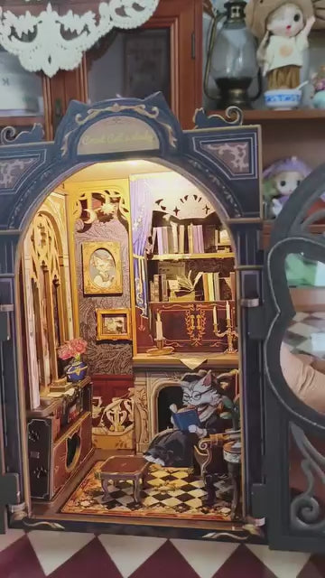 Cutefetti Count Cat's Study DIY Kit