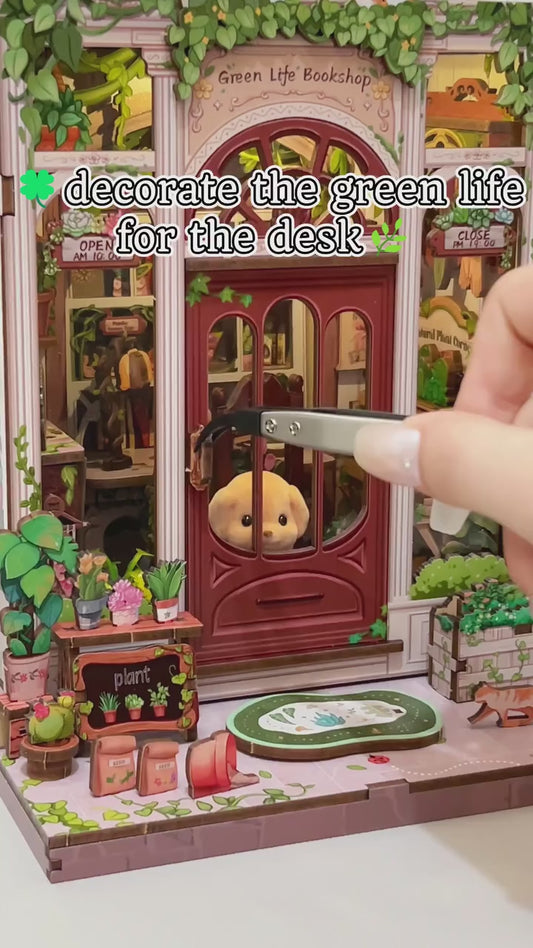 Cutefetti Green Life Bookshop DIY Kit