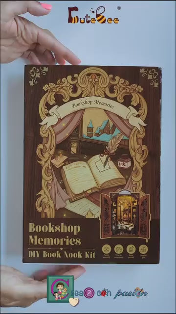 Cutefetti Bookshop Memories DIY Kit