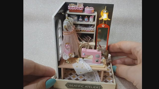 Cutefetti DIY Dollhouse - Corner of Happiness Series Miniature Kit - Beatific Atelier