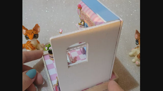 Cutefetti DIY Dollhouse - Corner of Happiness Series Miniature Kit - Yummy Candy